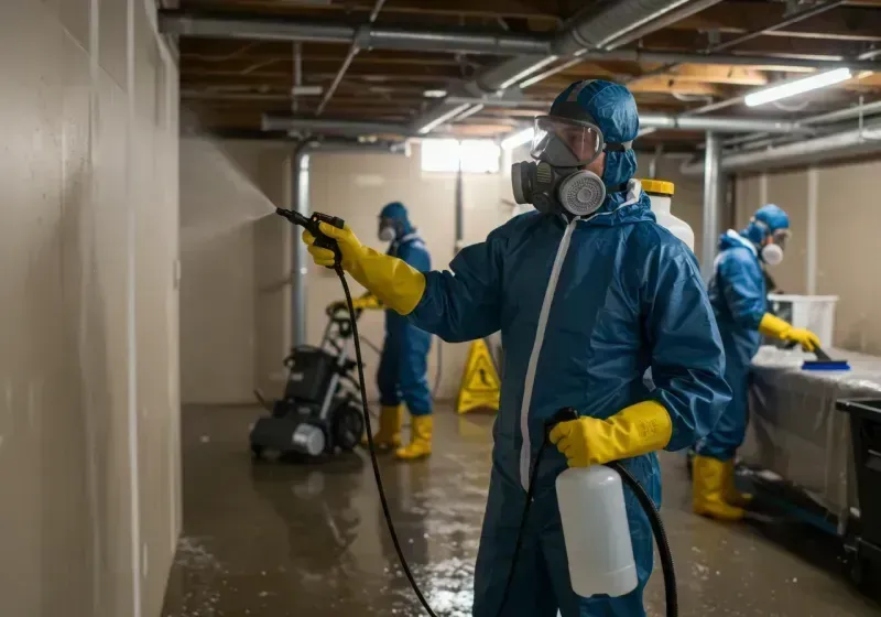 Basement Sanitization and Antimicrobial Treatment process in Apopka, FL